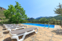 La zona de piscina es privada y con fabulosas vistas
